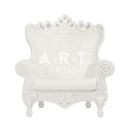 Fauteuil Queen of Love Slide white
