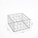 Gabion 50 cm x  50 cm x 30 cm