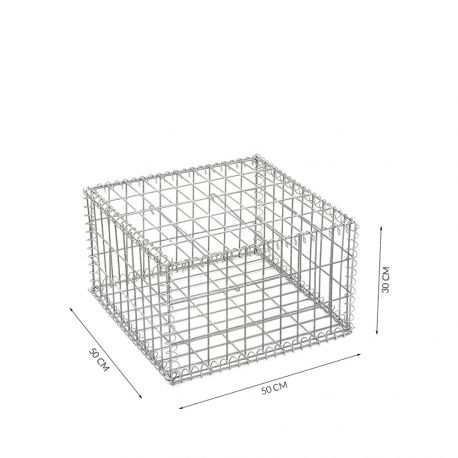 Gabion 50 cm x  50 cm x 30 cm