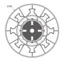 Plot autonivelant pour terrasse dalle 155 245 mm