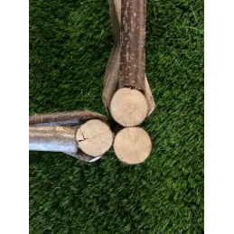 Potager carré en noisetier Tressage Horizontal