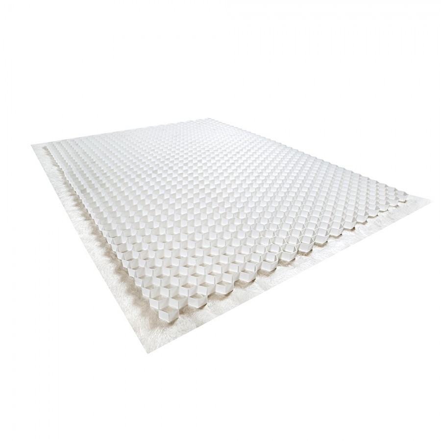 Palette de 33 Stabilisateurs de graviers (63,36 m²) - Blanc - 120 X 80 X 3 cm Blanc - Rinno Gravel