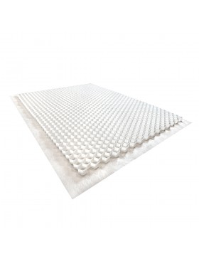 Stabilisateur de graviers 1,92 m² - Blanc - 120 X 160 X 4 cm  Blanc - Rinno Gravel