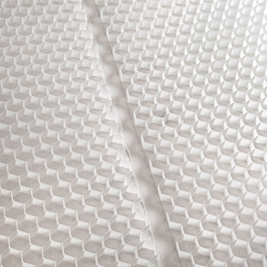Stabilisateur de graviers 1,92 m² - Blanc - 120 X 160 X 3 cm Blanc - Rinno Gravel