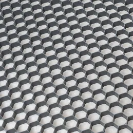 Stabilisateur de graviers 0,96 m² - Gris - 120 X 80 X 3 cm Gris - Rinno Gravel