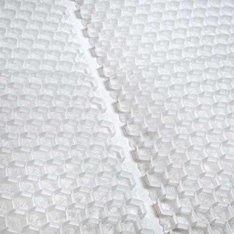 Stabilisateur de graviers 0,96 m² - Blanc - 120 X 80 X 2 cm Blanc - Rinno Gravel