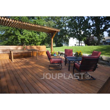 Plot terrasse réglable 20/90 mm pour pieu métallique Jouplast Elevo