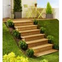 Marche escalier extérieur modulable Modulesca 20 cm