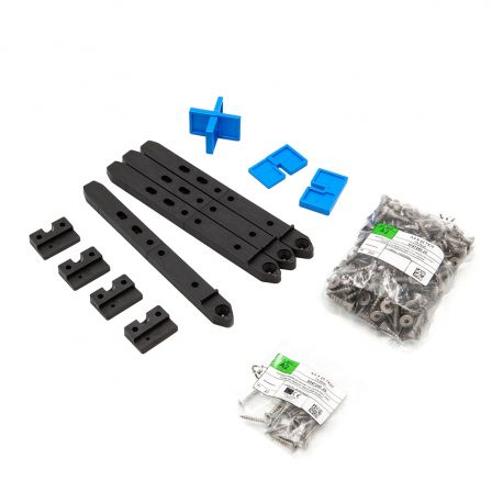Kit de fixations invisibles pour terrasse en bois - 19/25 mm Kit de fixations invisibles pour terrasse en bois - 19/25 mm