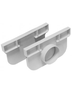Kit de fonds ouvert/fermé (2 pcs par sachet) gris pour caniveau Standard