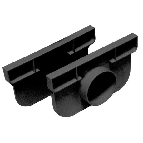 Kit de fonds ouvert/fermé (2 pcs par sachet) noir pour caniveau Standard Kit de fonds ouvert/fermé (2 pcs par sachet) noir pour caniveau Standard