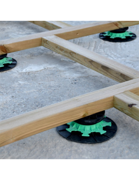 Plot terrasse pour lambourde réglable 80/140 mm JOUPLAST