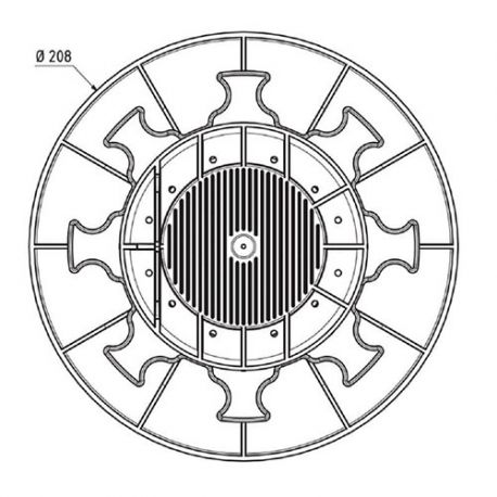 Adjustable pedestal 50 80 mm for Wooden Deck - Jouplast