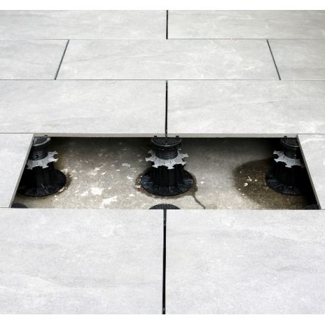 Self-leveling pedestal 65 95 mm for slabs, tiles or ceramics - Jouplast