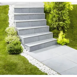 Outdoor modulesca stairs for wood or slab 100 cm MODULESCA