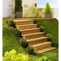 Marche escalier extérieur modulable Modulesca 100 cm