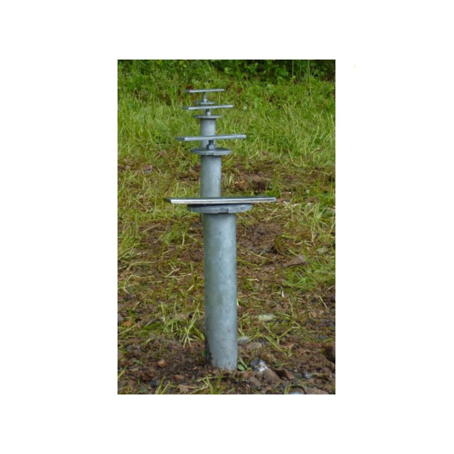 Connecteur en acier galvanisé réglable en hauteur