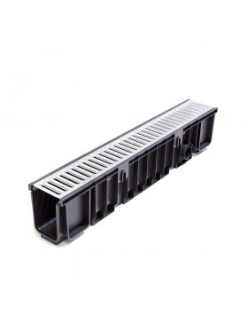 Premium channel kit 1000 x 130 x 150 mm + galvanised steel grating A15