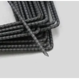 Lot 100 Agrafes métalliques épointées pour toile de paillage