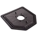 Plaque a dalle cleman - Dimensions : 218 mm x 218 mm