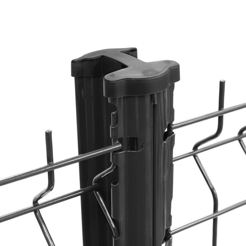 Poteau à encoches GIGA - 700mm - 80x60 mm - pour panneaux GIGA - Capuchon non compris Poteau à encoches GIGA - 700mm - 80x60 mm - pour panneaux GIGA - Capuchon non compris