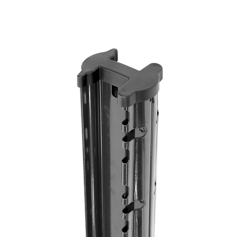 Poteau à encoches GIGA - 700mm - 80x60 mm - pour panneaux GIGA - Capuchon non compris