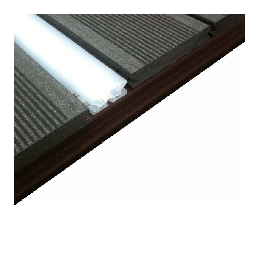 Led terrasse blanc 23x50x2000 (sans alimentation) - Longueur : 2 m - Largeur : 50 mm - Hauteur : 23 mm