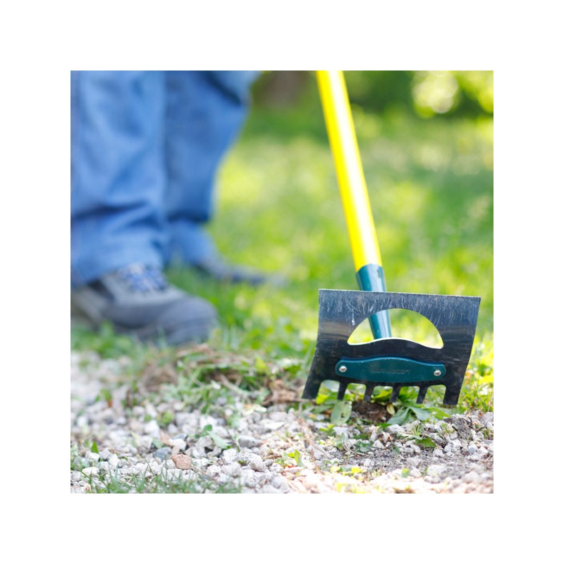 Binette jardinage - Métal - Bois - Vert - Beige