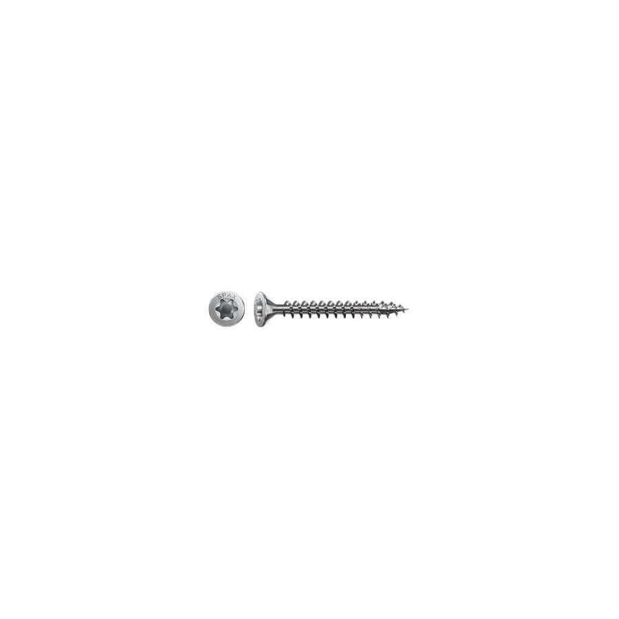 Vis Spax universelle T-Star+ inox A2 5 x 40/27 mm Torx T20 filetage partiel 200 vis