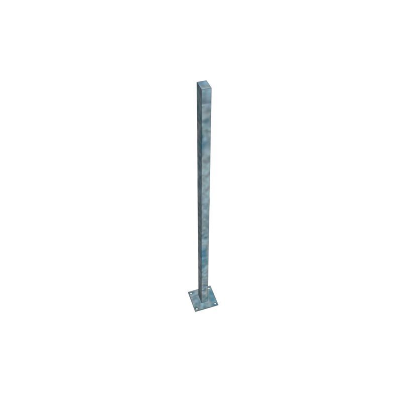 Poteau anti-basculement à sceller pour gabionen acier galvanisé - longueur 200 cm - 60 x 30 x 2 mm