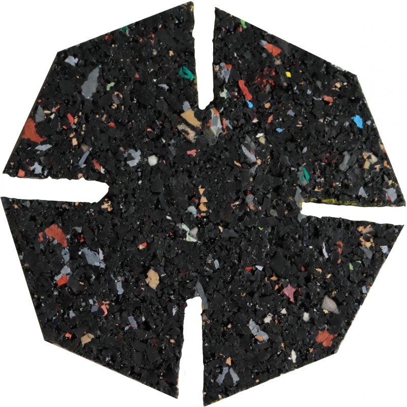 Gomme Acoustique - carton de 100 pièces pneu recyclé JOUPLAST pour dalle Gomme Acoustique - carton de 100 pièces pneu recyclé JOUPLAST pour dalle