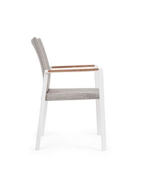 Fauteuil de jardin JALISCO blanc