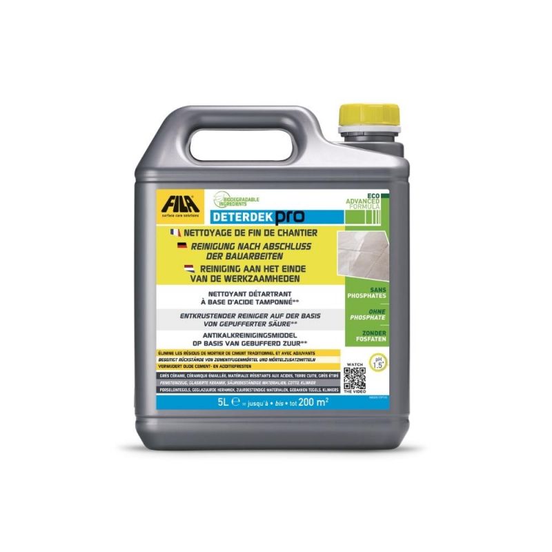 Détergent de fin de chantier DETERDEK PRO 5L Détergent de fin de chantier DETERDEK PRO 5L
