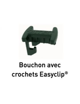 Poteau Easyclip Plus - à sceller - Bouchon compris