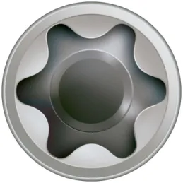 Vis terrasse SPAX CUT inox A2 pour bois résineux simple filet 4.5 x 60 mm 100 vis