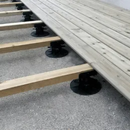Stelzlager fur Holzterrassen - Höhenverstellbar von 40 bis 50 mm - Verindal