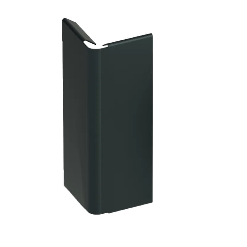 Jonction angle sortant pour profilé clipsable Laqué Anthracite