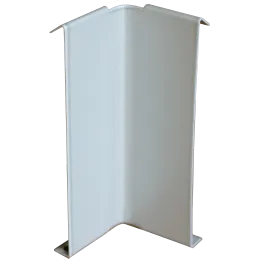 Jonction angle rentrant pour profilé clipsable Laqué Gris Aluminium