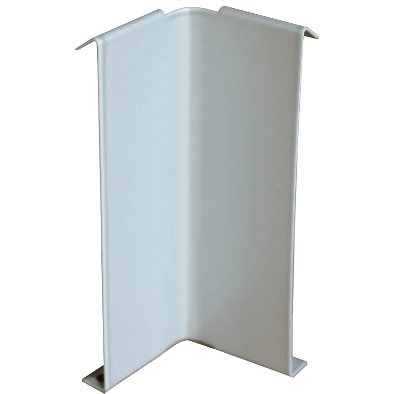 Jonction angle rentrant pour profilé clipsable Laqué Gris Aluminium