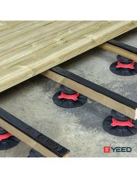 Adjustable pedestal 60/90 mm for wooden deck - Rinno Plots
