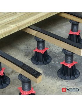 Adjustable pedestal 150/260 mm for wooden deck - Rinno Plots