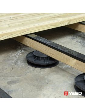 Self-leveling pedestal 50/65 mm for wooden deck - Rinno Plots