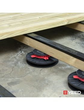 Self-leveling pedestal 65/85 mm for wooden deck - Rinno Plots