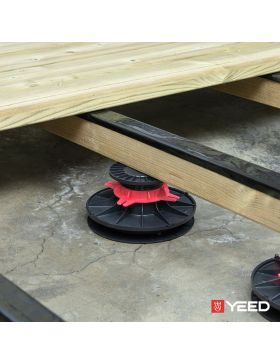Self-leveling pedestal 85/115 mm for wooden deck - Rinno Plots