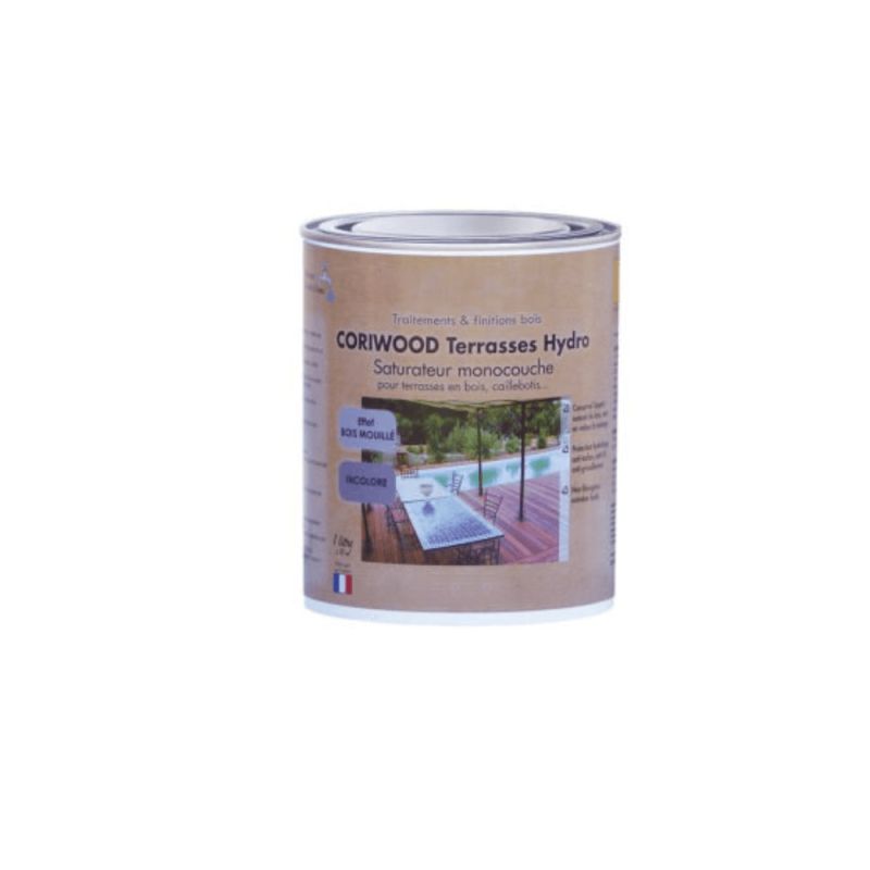Saturateur monocouche pour terrasse bois Hydro - Teinté Saturateur monocouche pour terrasse bois Hydro - Teinté