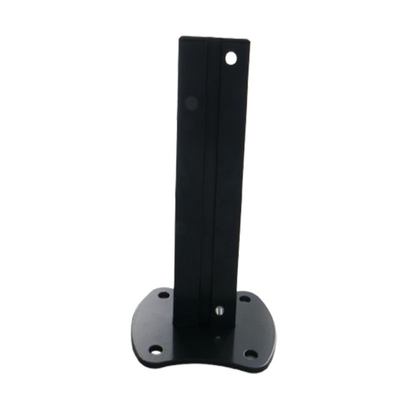 Platine Easyclip avec Manchon en Acier Gris Anthracite 7016 Platine Easyclip avec Manchon en Acier Gris Anthracite 7016