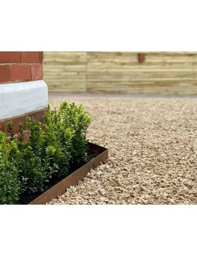 Bordure EasyFix LI 100 Corten - Longueur 120 cm - Hauteur : 10 cm