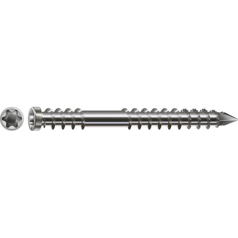 Vis terrasse - Inox A4 - 6.0 x 70 - 100 PC