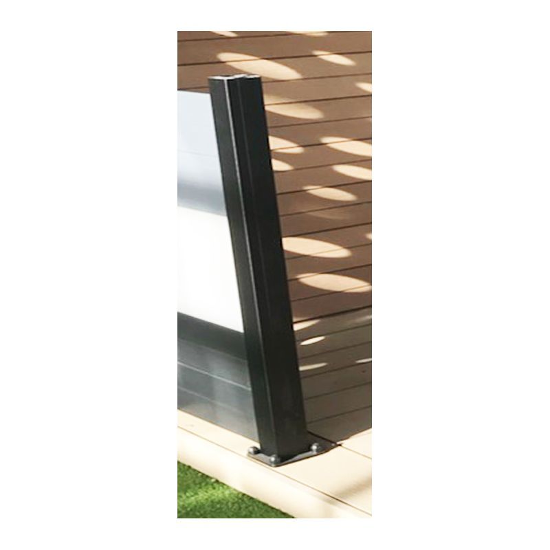 Poteau alu Carré multidirectionnel - Gris anthracite 2500 mm
