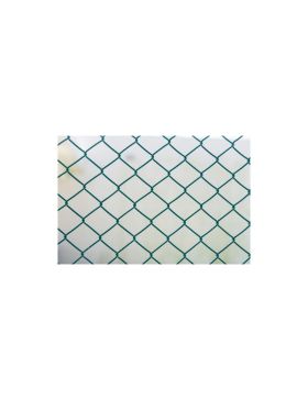 GRILLAGE SIMPLE TORSION PLASTIFIE - Vert - h1,20xl25 Maille de 50x50 mm extrudé Ø 1,6/2,4 mm - Roulage compacté